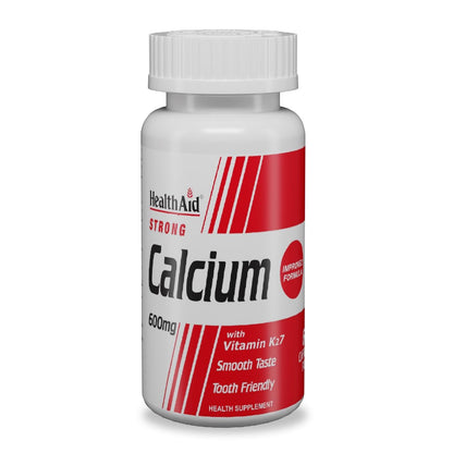 HealthAid Strong Calcium 600mg Chewable Tablets for Women & Men | Vitam- image 4