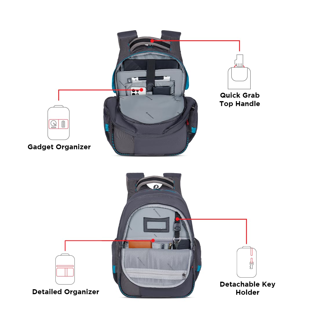 HARISSONS Sirius 45L Water Repellent Laptop Backpack for Men & Women |- image 6