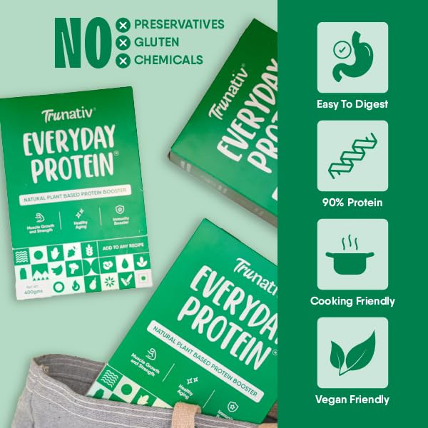 TruNativ Everyday Plant Protein| 13.5g Protein| Soy, Pea & Brown Rice P- image 5