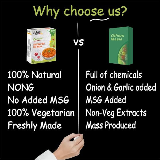 Tit-Bit - Fried Rice | Fried Rice Masala | Schezwan Fried Rice Masala | Fried Rice Mix | Fried Rice Masala Powder - (50 gm)