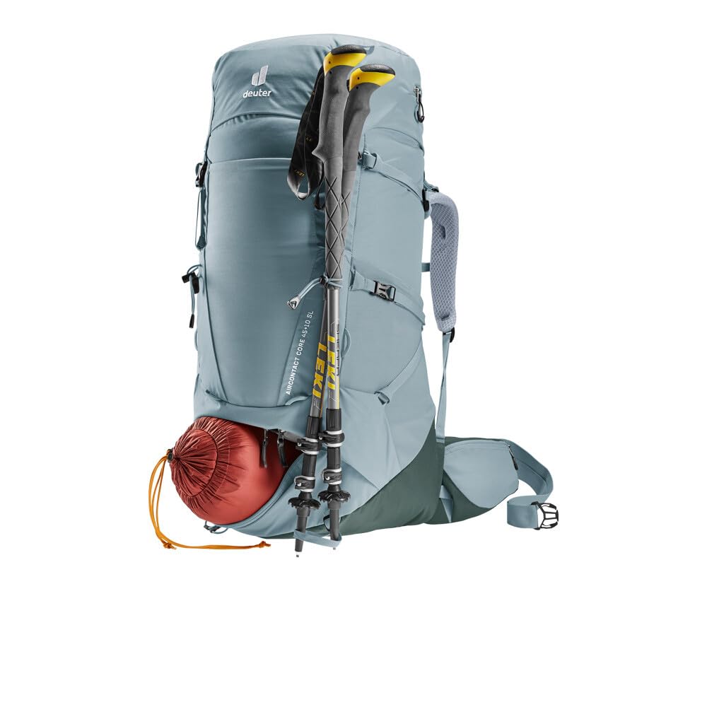 DEUTER Unisex Aircontact Core 45+10 Sl Hiking & Trekking Rucksack Bag, 55 Litres, Grey