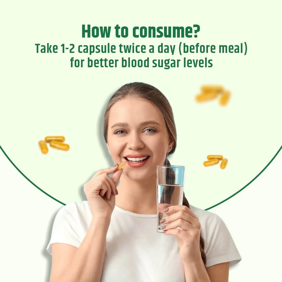 Varah Diabolik Capsules | Supports Blood Sugar Balance, Promotes Insulin Sensitivity, Helps Weight Management, and Overall Wellness with Neem, Karela, Jamun, and Other Herbal Extracts | 60 Capsules