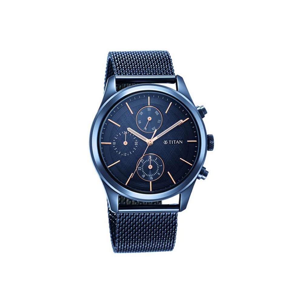 Titan Neo Splash Sartorial Quartz Multifunction Midnight Blue Dial Meta- image 5