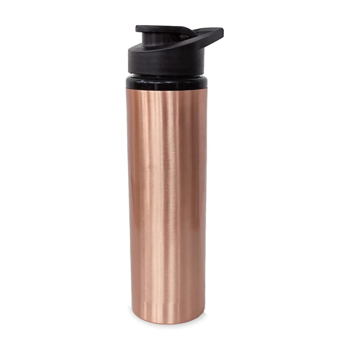 Heart Home Copper Water Bottle with Sipper | BPA Free & Non-Toxic | Leakproof, Durable & Lightweight | With Added Health Benefits of Copper | Ergonomic Design & Easy to Clean | 750 ML