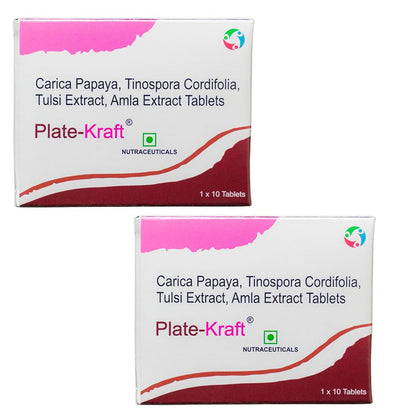 Weisheit Healthcare Plate-Kraft Tablet 10?S Pack of - 2