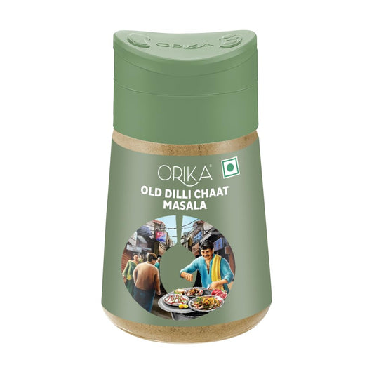 Orika Old Dilli Chat Masala - Premium Spice Blend, 100% Pure and Natural, Perfect for Flavoring Indian Snacks and Dishes, 80g