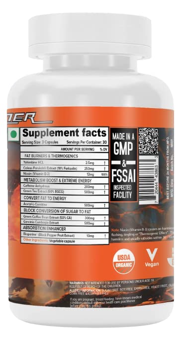 NutriJa Thermo Peak Powder - Fat Burner - Pack Of 90- image 6