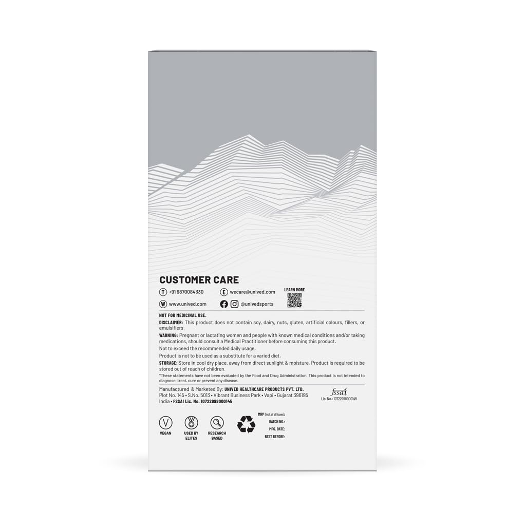 Unived Elite Drink Mix 160 | Isotonic Energy Drink | 2:1 Ratio & 40g Carbohydrates with Betaine & Beta-Alanine | Endurance Athletes Sports Drink (Wild Watermelon (50mg Caffeine), 8 Pack)