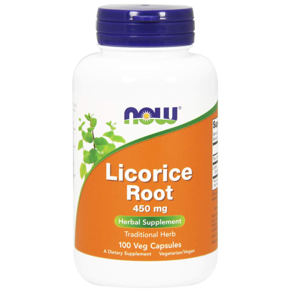 Now Foods, Licorice Root, 450 mg, 100 Veg Capsules