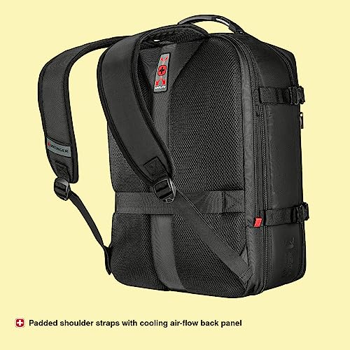 WENGER, Reload Weekender 17 inches Laptop Backpack, 31 liters, Black, 612340, Travel Bag