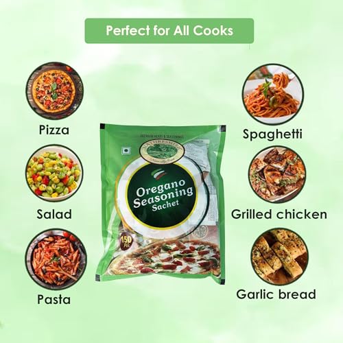 NATURE SMITH Oregano Seasoning Sachet | 150 Pcs Sachet In Packet | Ready to Use Pouch |,112 Gm