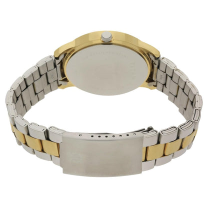 Titan Quartz Analog With Day & Date Champagne Dial Two Toned Silver & Gold Stainless Steel Strap Watch for Men - NT1584BM02
