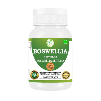 Boswellia 500mg – 60 Vegan Capsules, Non-GMO, Gluten-Free