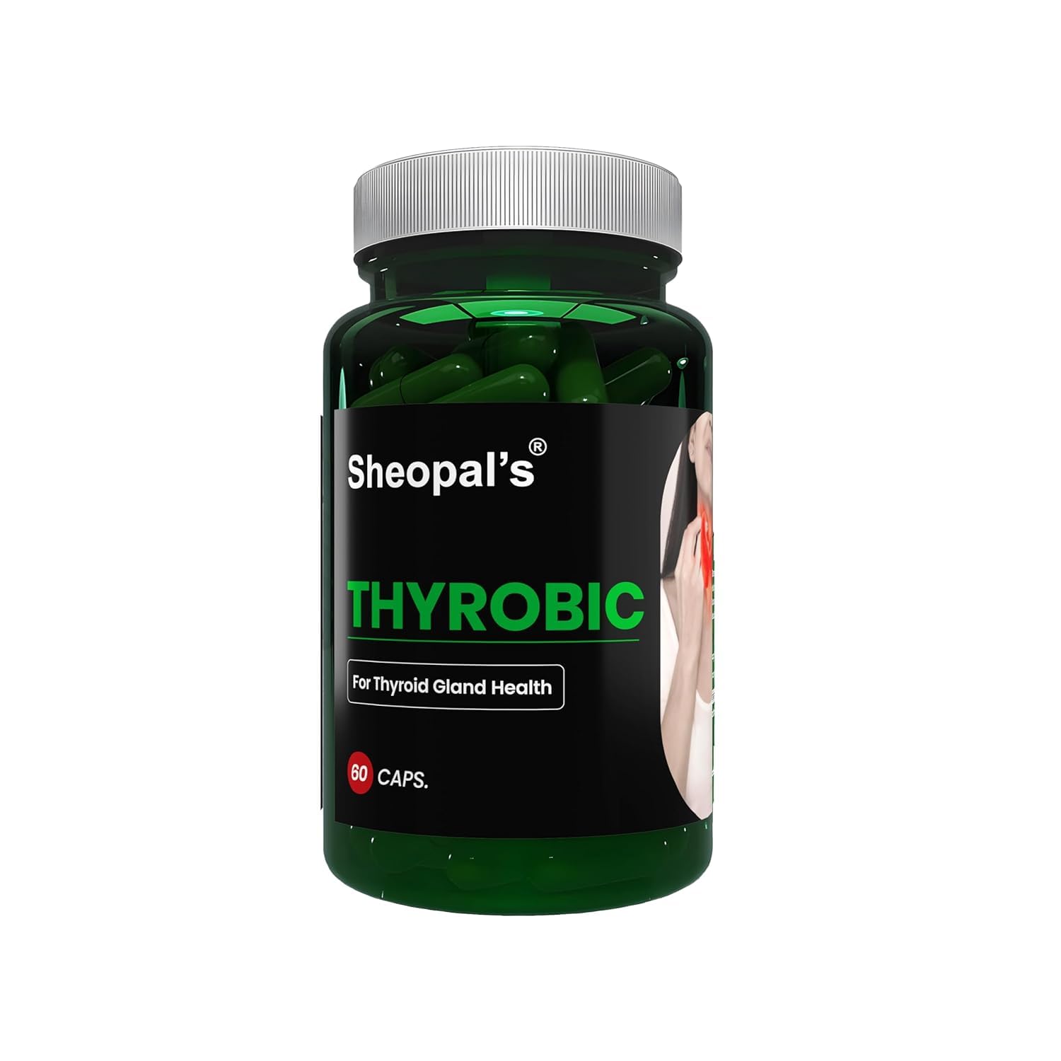 Sheopal's Thyrobic Ayurvedic Capsule Supplement – Rapid Action Formula with Kanc