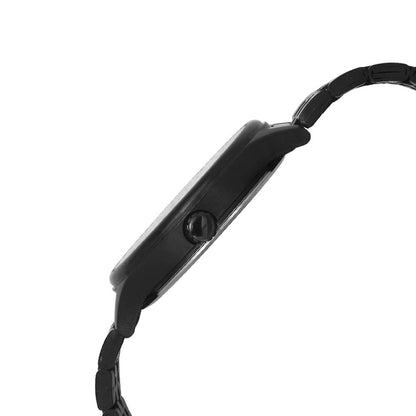 TIMEX Analog Watch for man with Black Round Dial & Black Stainless Steel Bracelet Band Water Resistant Men's Wrist Watches - TWEG18405