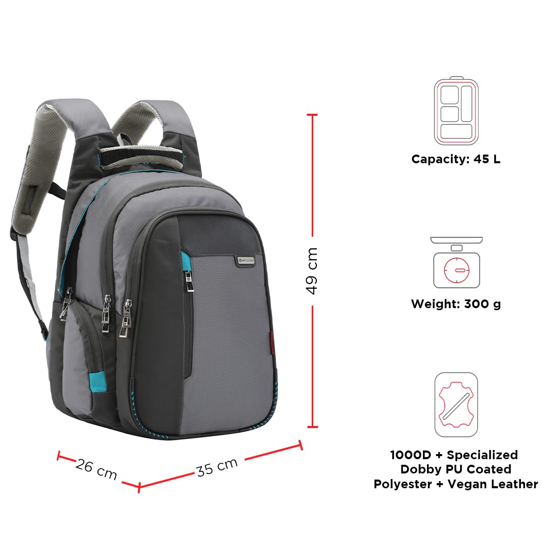 HARISSONS Sirius 45L Water Repellent Laptop Backpack for Men & Women |- image 5