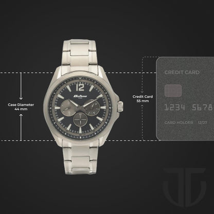 Titan Octane Multifunction Blue Dial Stainless Steel Strap Watch for Me- image 2