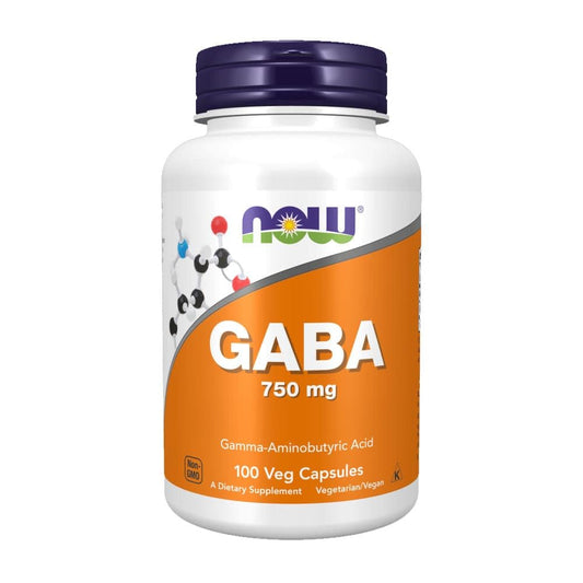 Now Foods GABA Vcap (750 mg) -100 Vcaps