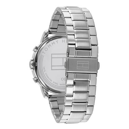 Tommy Hilfiger Quartz Analog Grey Dial Stainless Steel Strap Watch for Men