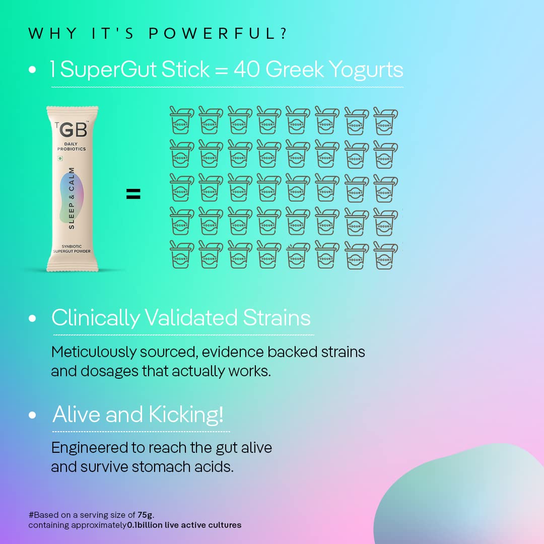 The Good Bug Sleep and Calm SuperGut Powder |Melatonin |Pre & Probiotic- image 4