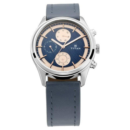 Titan Neo Iv Analog Blue Dial Men's Watch -NM1805SL02 / NL1805SL02/NP1805SL02