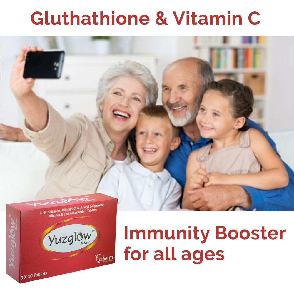 Yuzglow | Glowing Skin | 1000mg L-Gluthathione | Skin Whitening | Fairn- image 5