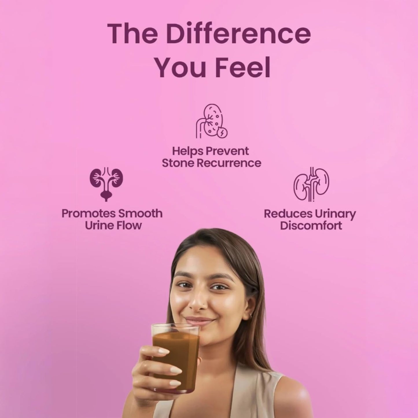 The Wellness Shop Kidney Stone Care Juice 500ml | Punarnava & Bhumi Amla Ayurvedic Drink for Kidney Detox Supports & Helps Reduce Stone Risk | Urinary Health Care Supplement