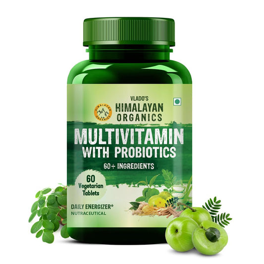 Himalayan Organics Multivitamin With Probiotics - 45 Ingredients Supplement For