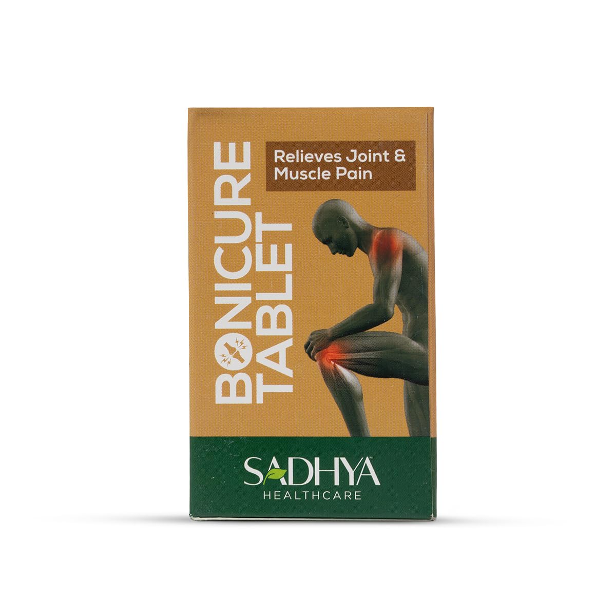 Bonicure Tablets | Sadhya Healthcare | Ayurvedic Joint and Muscle Support | Supports Comfort, Flexibility and Mobility | Daily Bone and Joint Wellness | 60 Tablets
