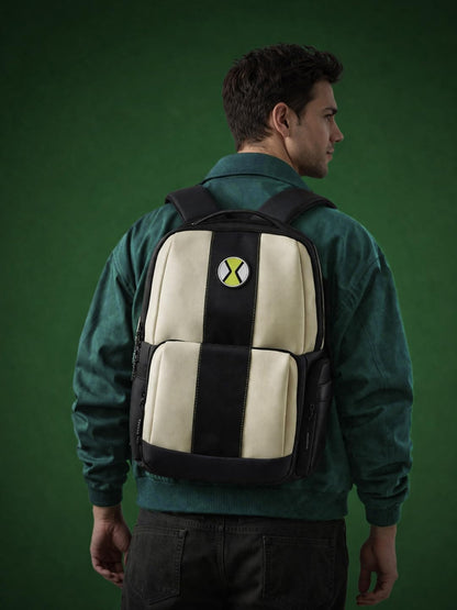 The Souled Store Ben 10: Omnitrix Backpacks | Official Cartoon Network Merchandise | Premium Water-Resistant Laptop Bag with Iconic Graphic | Durable Urban Travel Rucksack for Men & Women