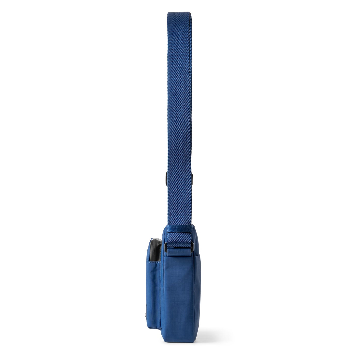 DailyObjects Pivot Travel Sling Bag for Men and Women|Adjustable Shoulder Strap|Recycled Lightweight Material|Water Repellent|Zippered Main Compartment|Slip Pockets| For Daily Use & Travel (Blue)