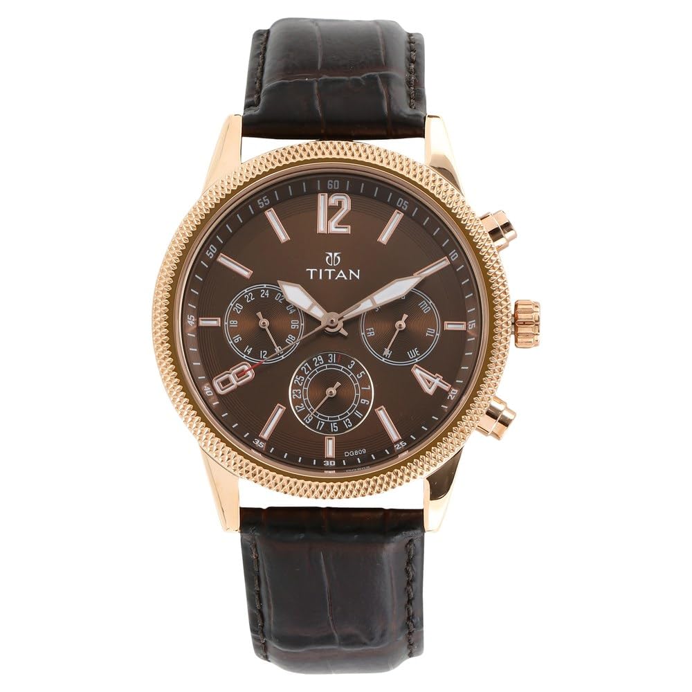 Titan Neo Analog Brass Dial Men's Watch-NM1734WL01 / NL1734WL01/NP1734WL01