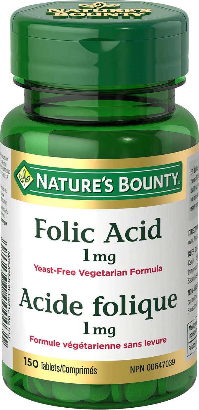 Nature'S Bounty Folic Acid 1Mg 150Tb