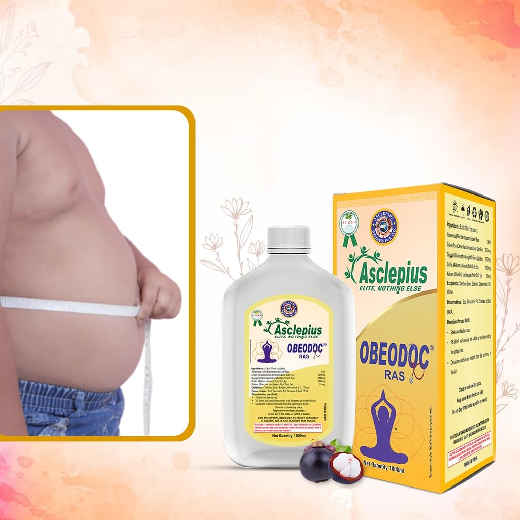 Kirti Health Care Obeodoc Ras Traditional Ayurvedic Herbal Juice Blend and Botanical Dietary Supplement for Daily Fitness Routine, 1000ml