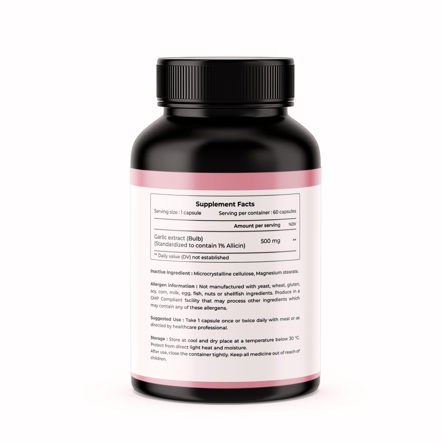 CITRUS NUTRACEUTICAL Garlic Extract 500mg Capsules