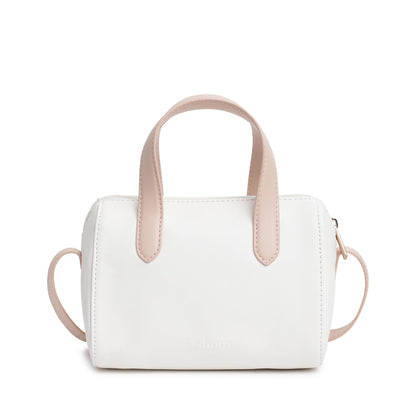 Fastrack Spacious Sling Bag for Girls | Stylish Crossbody Bag for Girls, Ladies, Women | Minimalistic Bag Made of Faux Leather (Powder Pink)
