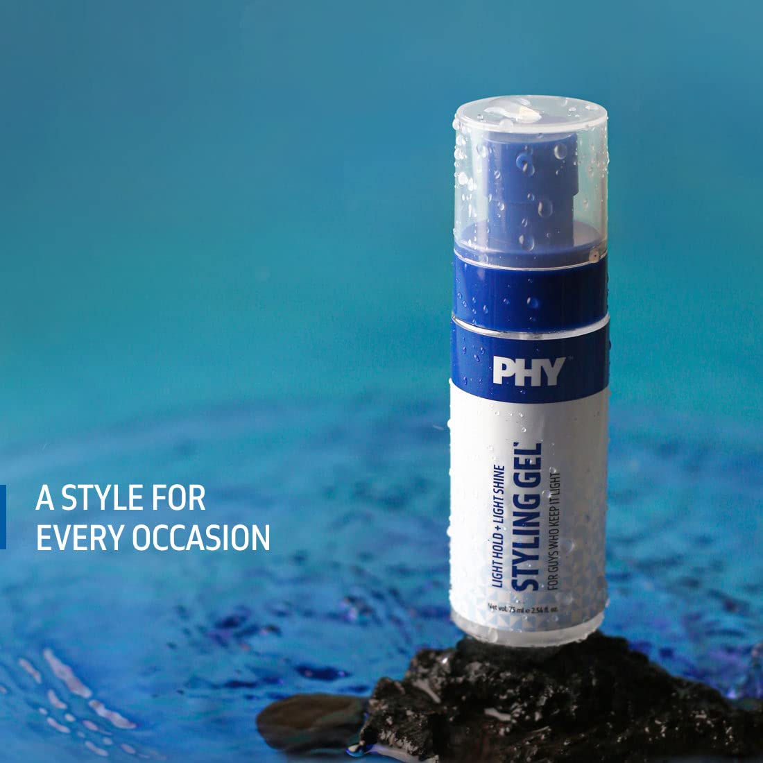 Phy Styling Gel | Light hold, Light Shine | Versatile hair styling | Nourishes & protects hair | 100% Vegan