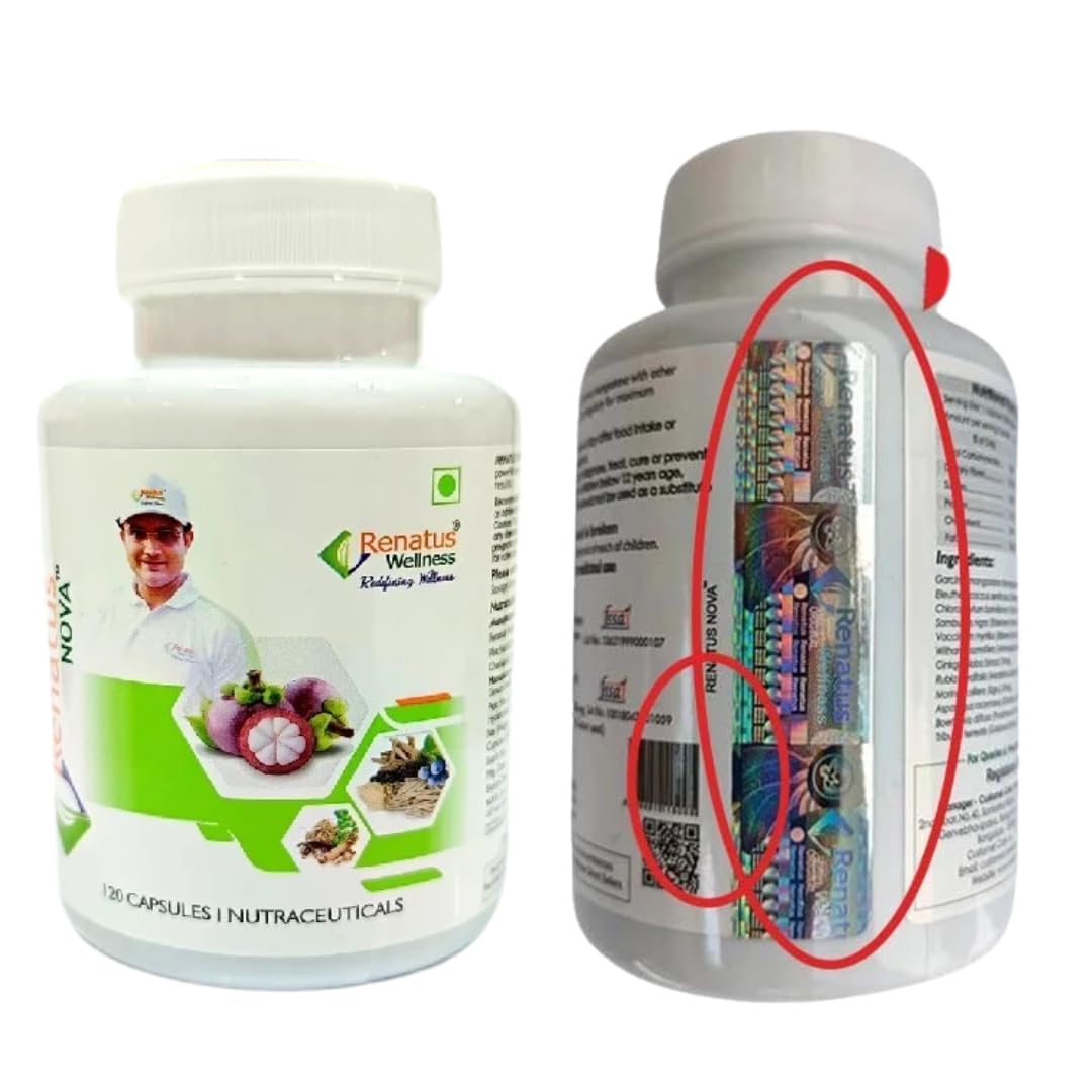 Nova 120 Ayurvedic Capsules with 12 Herbal Ingredients | Natural Energy, Immunity & Strength Support Supplement | Daily Health Care Capsules for Men & Women | Pack of 1