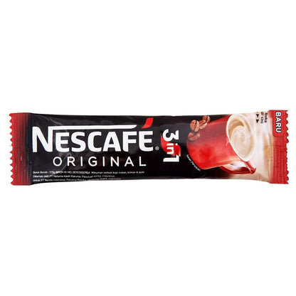 Nescafe 3 In 1 Original Soluble Ground Coffee Beverage,30 Sachets Bag