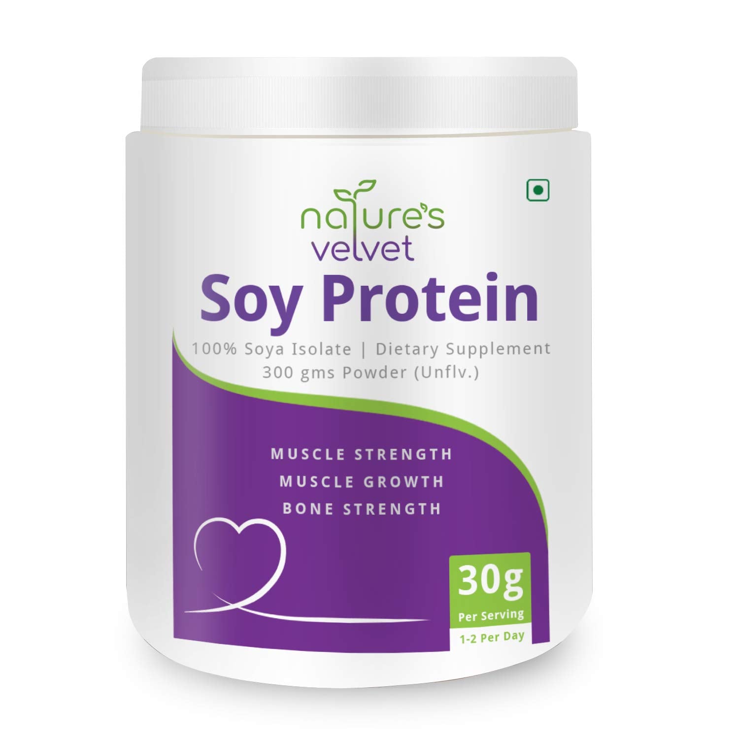 Natures Velvet Lifecare Soy Protein, Vegetarian and Natural, 300 gms - Pack of 1