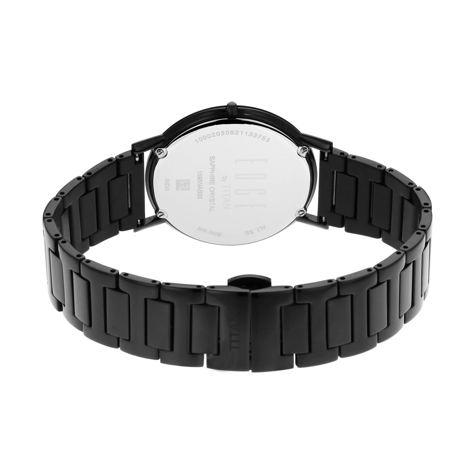 Titan Edge Metal Analog Black Dial Men's Watch-1595NM01- image 5