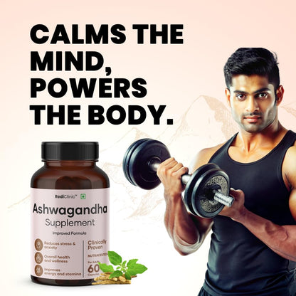 RediClinic Ashwagandha Capsules | Stress & Anxiety Relief Capsules | Re- image 4