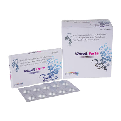 Woxvit Forte Multivitamin Capsules for Men & Women | 10 Tablets with All Vitamins & Minerals