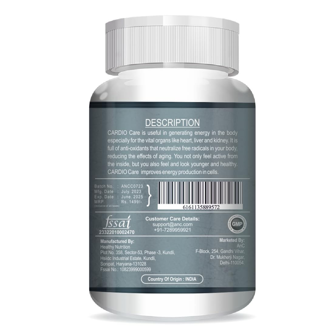 ANC Cardio Care Arjuna Extract & Moringa Extract for Heart Health & Cho- image 2