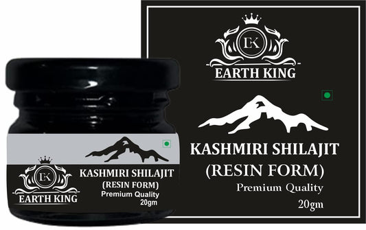 EARTH KING Kashmiri Shilajit/Shilajeet Resin | Raw Shilajit | Shudh Shilajit | S