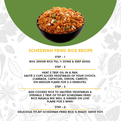 Tit-Bit - Fried Rice | Fried Rice Masala | Schezwan Fried Rice Masala | Fried Rice Mix | Fried Rice Masala Powder - (50 gm)