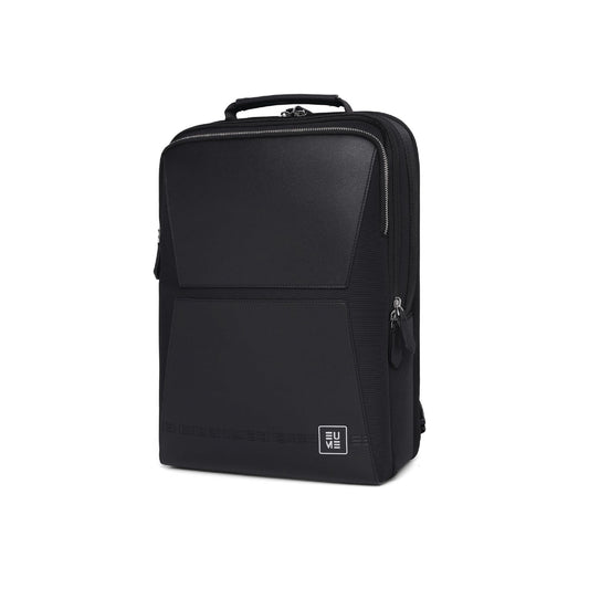 EUME Omega 24L Backpack Bag For Man, Charcoal Black | 3 Large Compartment Office