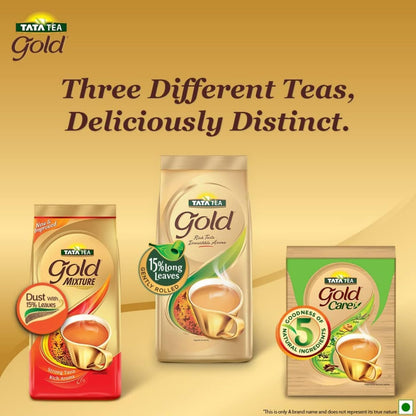 Tata Tea Gold | Assam teas with Gently Rolled Aromatic Long Leaves | Rich & Aromatic Chai | Black Tea | 500gram|Loose Leaves