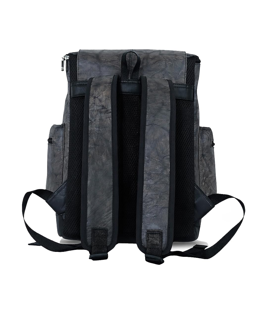 STRUTT Barcelona Leather Travel Backpack for Men & Women – Grunge Grey Laptop Backpack | 16L Capacity | Fits up to 17 Inch Laptop | Stylish Durable Backpack for Office, Travel & Daily Use