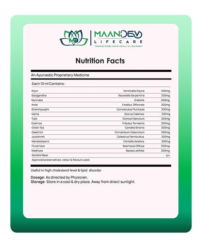 Maandev Lifecare Instaflow Sugar-Free Multivitamin Syrup & Kolesta Ayurvedic Heart Health Syrup | Energy, Immunity & Cardiac Support | Herbal & Sugar-Free Wellness Combo for Men & Women